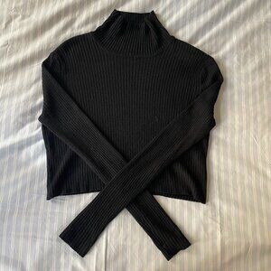 Lottie Moss Black Turtleneck